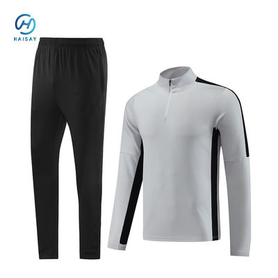 Winter Men Running Sports Clothing Kit de futebol com tecnologia de corte automático