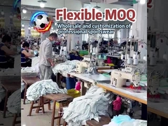 Kit 100% de poliéster de qualidade competitiva, respirável, anti-odor, lavável na máquina Pro